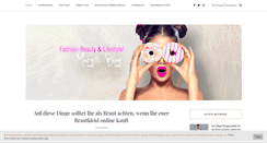Desktop Screenshot of margits-blog.de