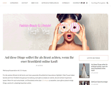 Tablet Screenshot of margits-blog.de
